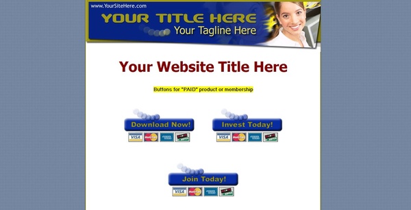 give you a website sales letter style to sell your products