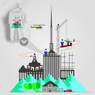 create interesting tee shirt prints