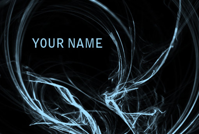 make you 3 wallpapers of your choice with your name on them - fiverr