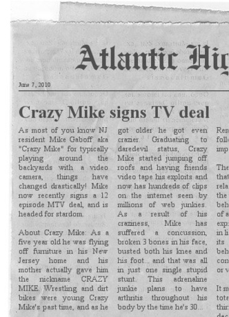 Create a newspaper article online