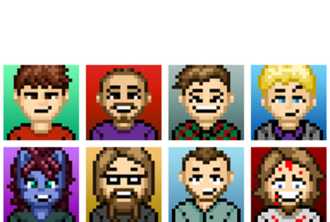 make you a custom retro/indie/anime pixel art avatar